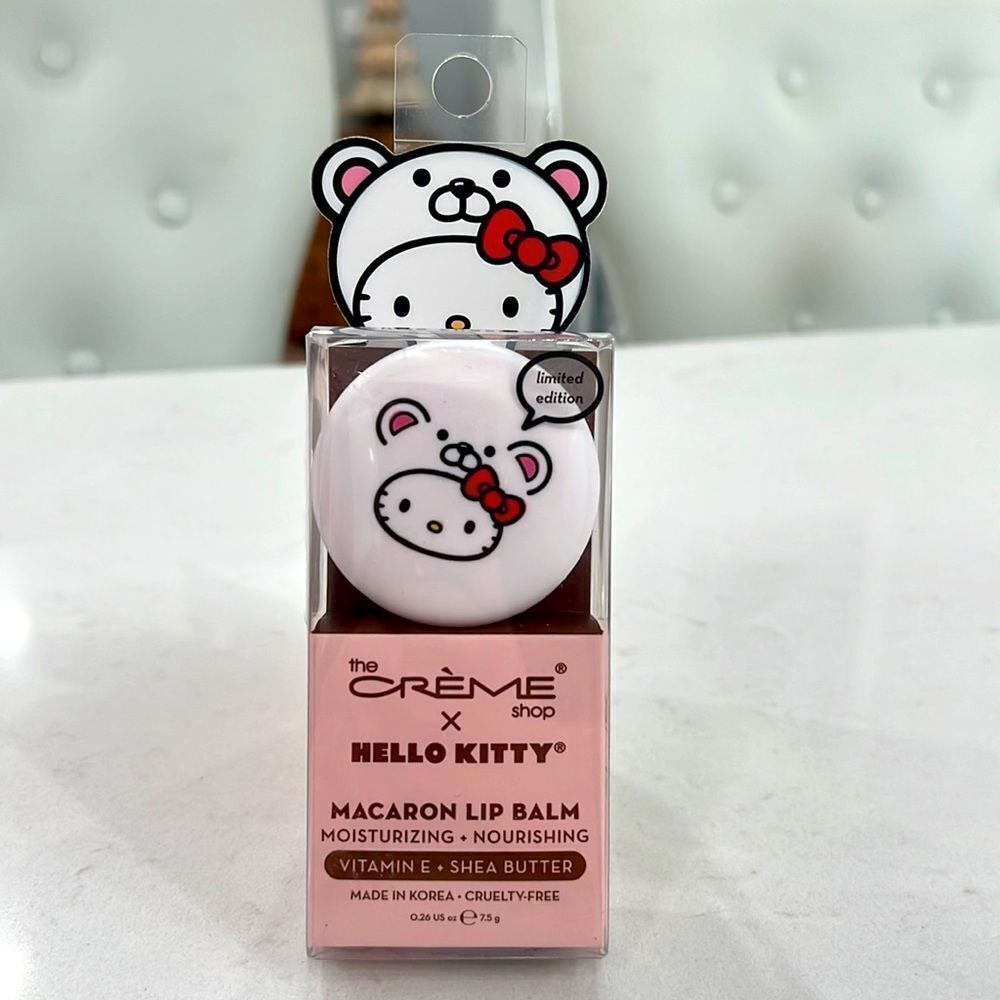 LIMITED EDITION HELLO KITTY TIK TOK Creme Shop Macaron Lip Balm